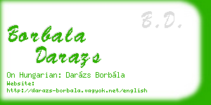 borbala darazs business card