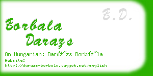 borbala darazs business card